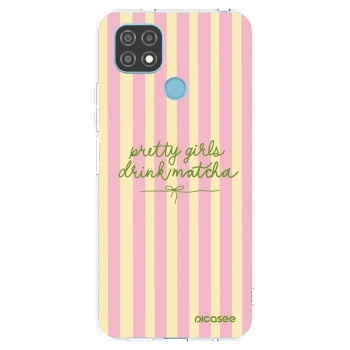 Picasee silikonski prozorni ovitek za Realme C21 - Pretty matcha