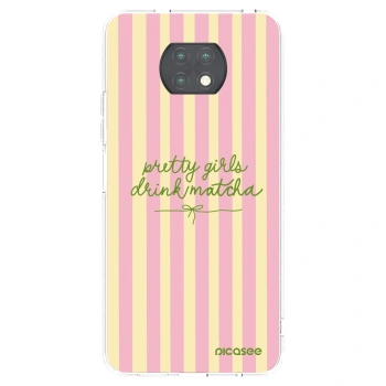 Picasee silikonski prozorni ovitek za Xiaomi Redmi Note 9T - Pretty matcha
