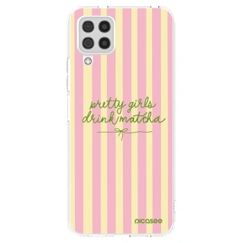 Picasee silikonski prozorni ovitek za Samsung Galaxy A22 A225F 4G - Pretty matcha