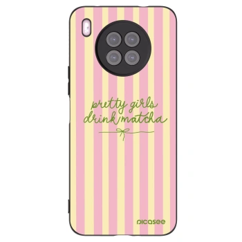 Picasee silikonski črni ovitek za Huawei Nova 8i - Pretty matcha