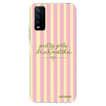 Picasee silikonski prozorni ovitek za Vivo Y11s - Pretty matcha