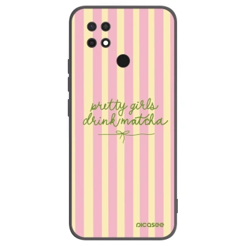 Picasee silikonski črni ovitek za Xiaomi Redmi 10C - Pretty matcha