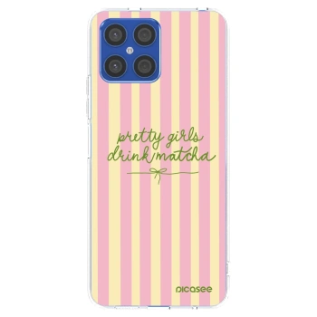 Picasee silikonski prozorni ovitek za Honor X8 4G - Pretty matcha