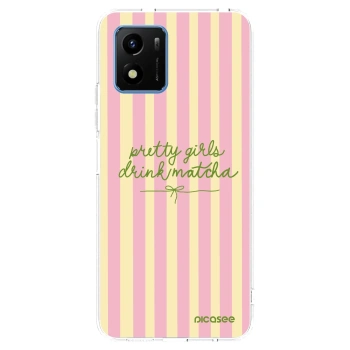 Picasee silikonski prozorni ovitek za Vivo Y01 - Pretty matcha