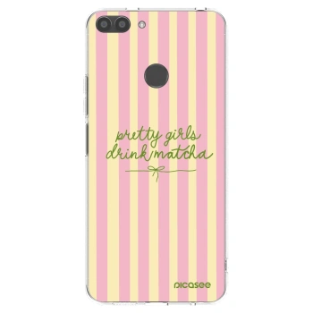 Picasee silikonski prozorni ovitek za Huawei P Smart - Pretty matcha