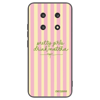 Picasee silikonski črni ovitek za Honor Magic4 Lite 5G - Pretty matcha