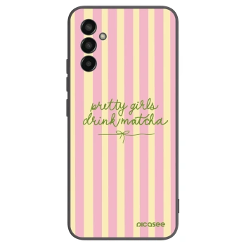 Picasee silikonski črni ovitek za Samsung Galaxy M13 M135F - Pretty matcha