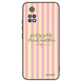 Picasee silikonski črni ovitek za Xiaomi Poco M4 Pro - Pretty matcha