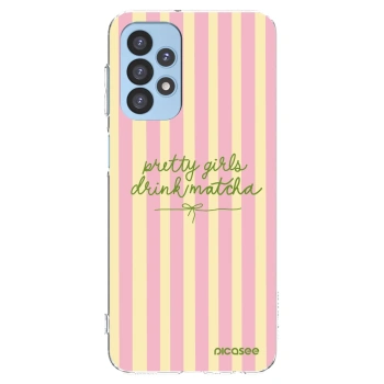 Picasee silikonski prozorni ovitek za Samsung Galaxy A23 A235F 4G - Pretty matcha