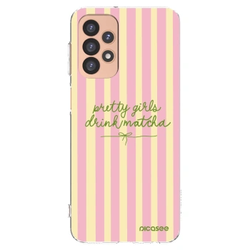 Picasee silikonski prozorni ovitek za Samsung Galaxy A23 A236B 5G - Pretty matcha