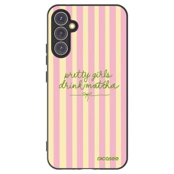 Picasee silikonski črni ovitek za Samsung Galaxy A34 5G A346B - Pretty matcha