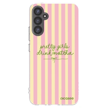 Picasee silikonski prozorni ovitek za Samsung Galaxy A34 5G A346B - Pretty matcha
