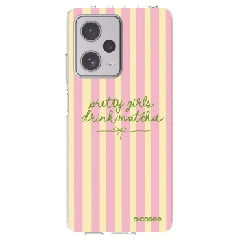 Picasee silikonski prozorni ovitek za Xiaomi Redmi Note 12 Pro+ 5G - Pretty matcha