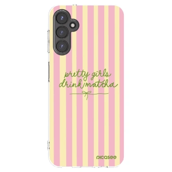 Picasee silikonski prozorni ovitek za Samsung Galaxy A14 4G A145R - Pretty matcha