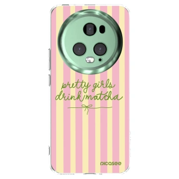 Picasee silikonski prozorni ovitek za Honor Magic5 Pro - Pretty matcha