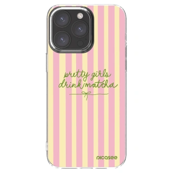 Picasee silikonski prozorni ovitek za Apple iPhone 15 Pro Max - Pretty matcha