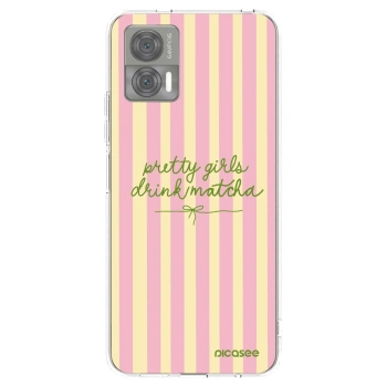 Picasee silikonski prozorni ovitek za Motorola Edge 30 Neo - Pretty matcha