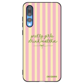 Picasee silikonski črni ovitek za Huawei P20 Pro - Pretty matcha