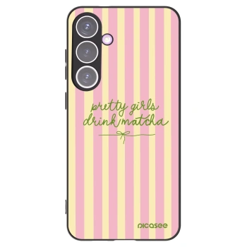 Picasee silikonski črni ovitek za Samsung Galaxy S24+ S926B 5G - Pretty matcha