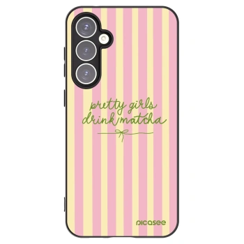 Picasee silikonski črni ovitek za Samsung Galaxy S23 FE S711B - Pretty matcha