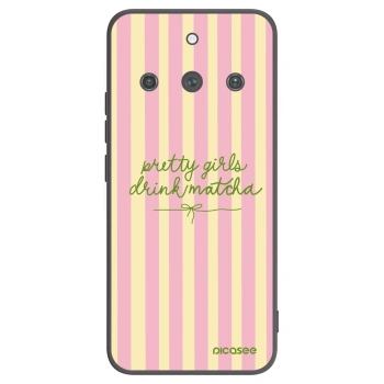 Picasee silikonski črni ovitek za Realme 11 Pro+ - Pretty matcha