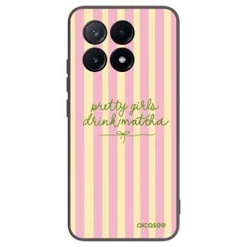 Picasee silikonski črni ovitek za Xiaomi Poco X6 Pro - Pretty matcha