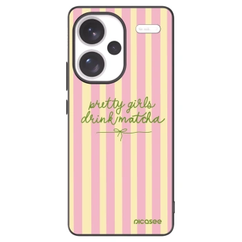 Picasee silikonski črni ovitek za Xiaomi Redmi Note 13 Pro+ 5G - Pretty matcha