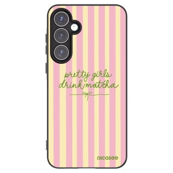 Picasee silikonski črni ovitek za Samsung Galaxy A55 5G A556B - Pretty matcha