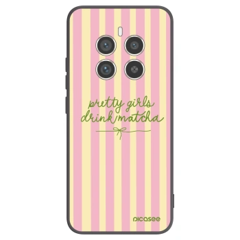 Picasee silikonski črni ovitek za Realme 12 Pro 5G - Pretty matcha