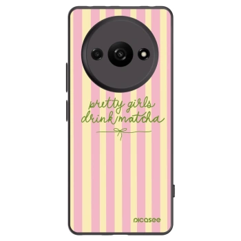Picasee silikonski črni ovitek za Xiaomi Redmi A3 - Pretty matcha