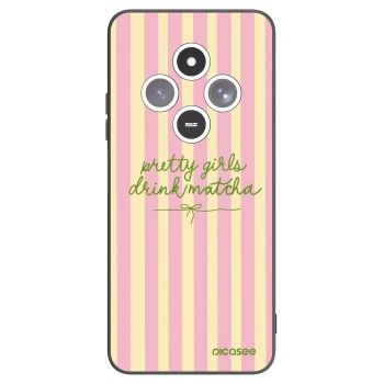 Picasee silikonski črni ovitek za Xiaomi Redmi 14C - Pretty matcha