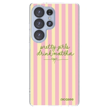 Picasee silikonski prozorni ovitek za Samsung Galaxy S25 Ultra 5G - Pretty matcha