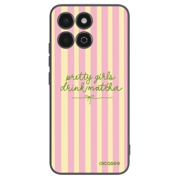 Picasee silikonski črni ovitek za Honor 200 Smart 5G - Pretty matcha
