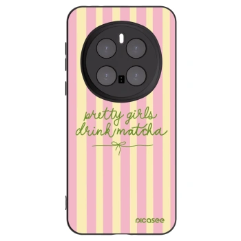 Picasee silikonski črni ovitek za Honor Magic7 Pro 5G - Pretty matcha