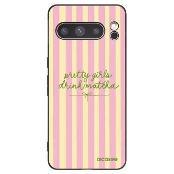 Picasee silikonski črni ovitek za Google Pixel 8 Pro - Pretty matcha