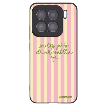 Picasee silikonski črni ovitek za Xiaomi 15 - Pretty matcha