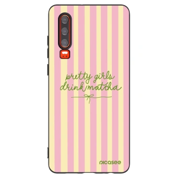 Picasee silikonski črni ovitek za Huawei P30 - Pretty matcha