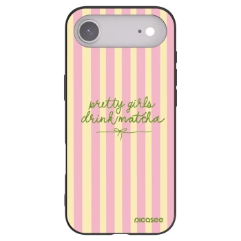Picasee silikonski črni ovitek za Apple iPhone Air - Pretty matcha