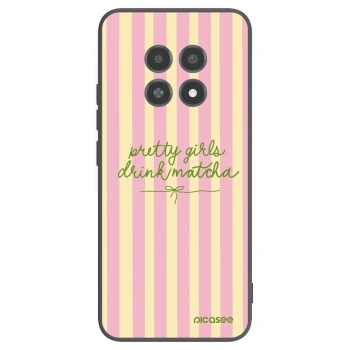 Picasee silikonski črni ovitek za Realme 12X - Pretty matcha