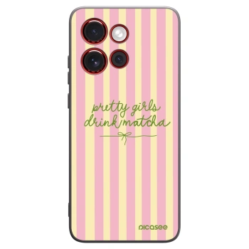 Picasee silikonski črni ovitek za Motorola Edge 60 Neo 5G - Pretty matcha