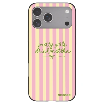 Picasee silikonski črni ovitek za Apple iPhone 18 Pro Max - Pretty matcha
