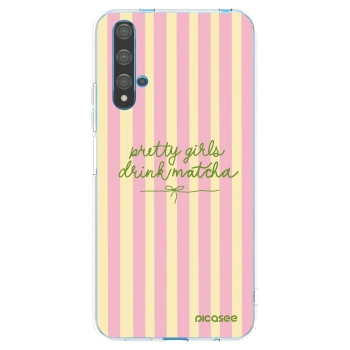 Picasee silikonski prozorni ovitek za Huawei Nova 5T - Pretty matcha
