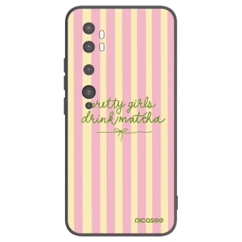 Picasee silikonski črni ovitek za Xiaomi Mi Note 10 (Pro) - Pretty matcha