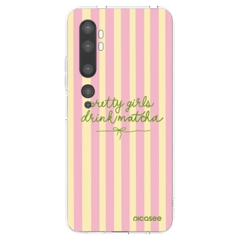 Picasee silikonski prozorni ovitek za Xiaomi Mi Note 10 (Pro) - Pretty matcha