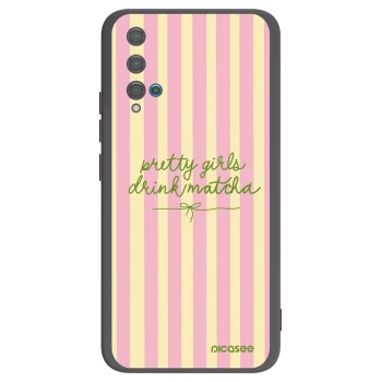Picasee silikonski črni ovitek za Huawei Nova 5T - Pretty matcha
