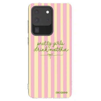 Picasee silikonski prozorni ovitek za Samsung Galaxy S20 Ultra 5G G988F - Pretty matcha