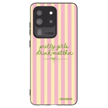 Picasee silikonski črni ovitek za Samsung Galaxy S20 Ultra 5G G988F - Pretty matcha