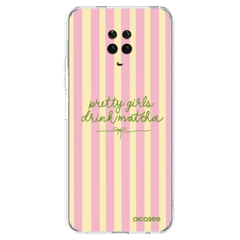 Picasee silikonski prozorni ovitek za Xiaomi Redmi Note 9S - Pretty matcha