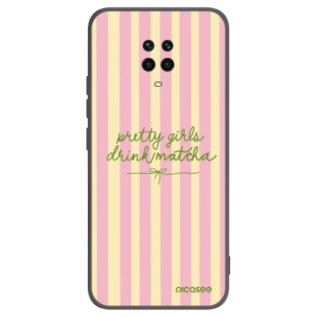 Picasee silikonski črni ovitek za Xiaomi Redmi Note 9S - Pretty matcha