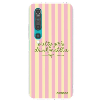 Picasee silikonski prozorni ovitek za Xiaomi Mi 10 - Pretty matcha
